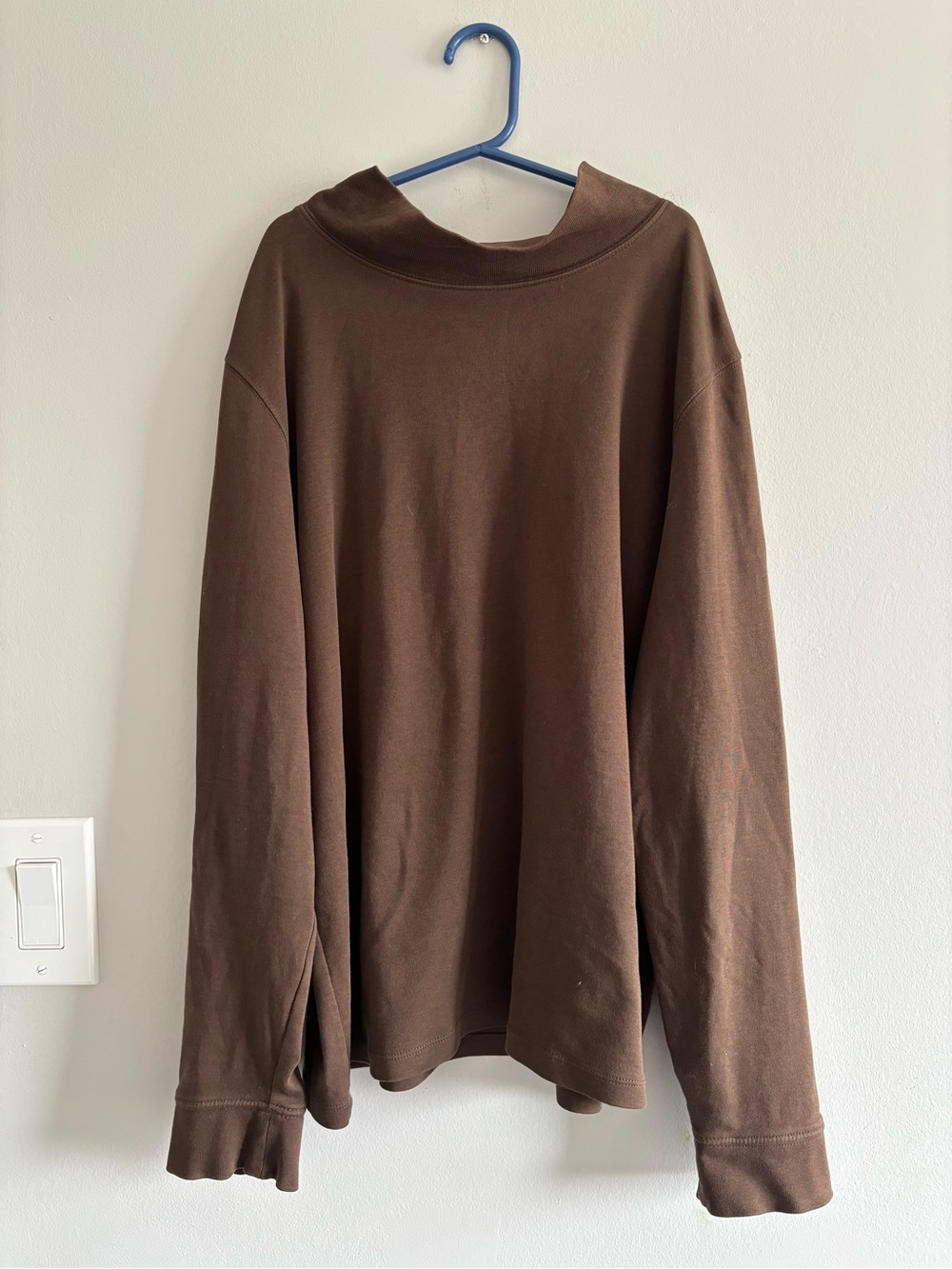 L.L bean brown turtleneck long sleeve